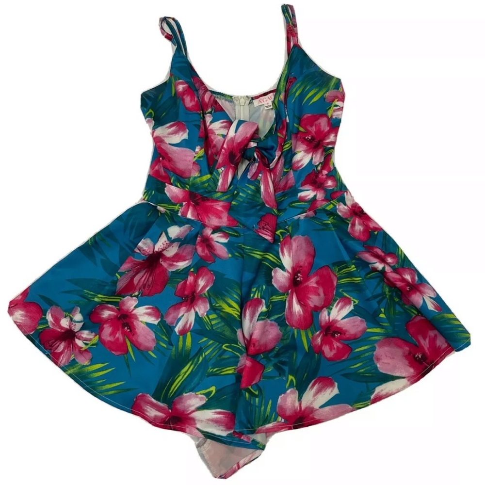 AGACI floral dress romper small colorful mini discounted shipping